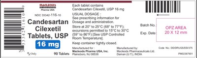 Lab (Candesartan Container 16mg 90s)