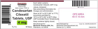 Lab (Candesartan Container 4mg 90s)