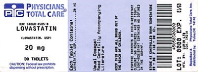 Image Of 20 mg Package Label (4585)