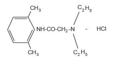 Chemical Structure - lidocaine 01