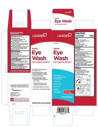 Leader Eye Wash Solution- Images NDC70000-0018