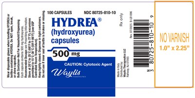 PRINCIPAL DISPLAY PANEL - 500 mg Bottle Label - hydrea 02