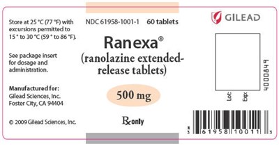 Principal Display Panel (500 mg Label)