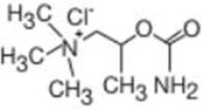 bethanechol-chloride-01.jpg The structural formula of Bethanechol chloride. - bethanechol chloride 01