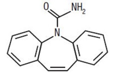 image description - carbemazepine structure