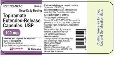 Topiramate100mg30ct (Topiramate Extended Release Capsules 17)