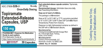 Topiramate150mg30ct (Topiramate Extended Release Capsules 18)