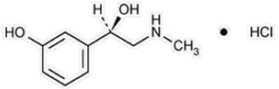 Phenylephrine Chemical Structure (Api)