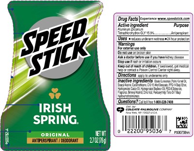 speedstick-01.jpg Principal Display Panel - 76 g Container Label - speedstick 01
