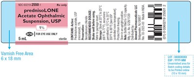 1 - prednisolone acetate ophthalmic suspension 2
