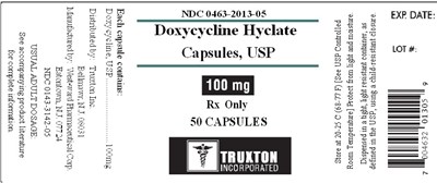 Doxycycline Hyclate Capsules, Usp 100mg (Doxy 100mg 50)