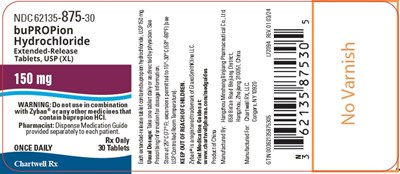 Image Description (Bupropion HCl 150mg Bottle Label)