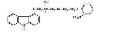 Structured Formula For Carvedilol (Cadeb5b8 985a 452a Ad2e Bffaaea94ca9 01)