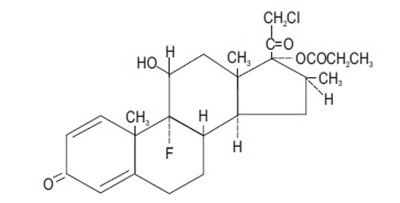 446 (Clobetasol Structure)
