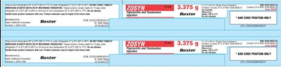 Zosyn Representative Carton Label (0338-9636-24 1 of 2)