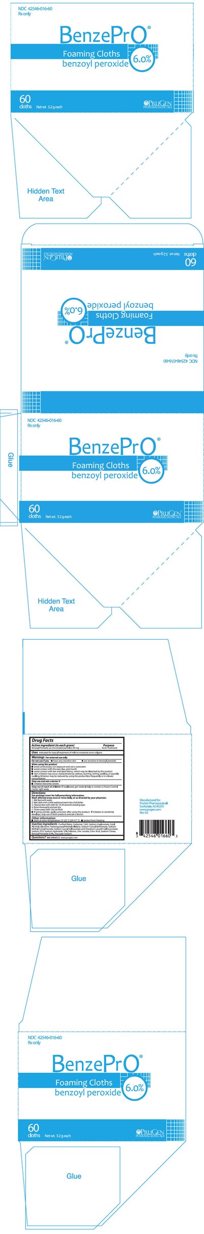 PRINCIPAL DISPLAY PANEL - 60 Cloth Packet Carton - benzepro 02