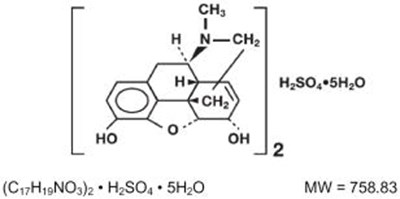 Chemical Structure (Morphine Sulfate Er Tablets 01)