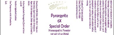 Pyrargyrite6sopowder