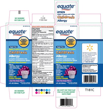 PRINCIPAL DISPLAY PANEL - 120 mL Bottle Carton - equate 01