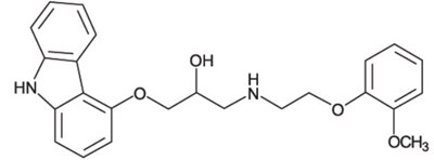 carvedilol-chemical-structure - structure