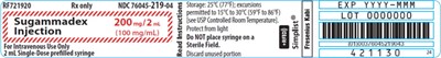Package Label – Principal Display Panel – Sugammadex 2 mL Single-dose Blister Label (Sug01 0004 10)