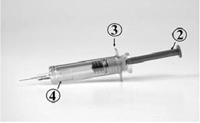 Syringe BEFORE USE - fondaparinux fig7