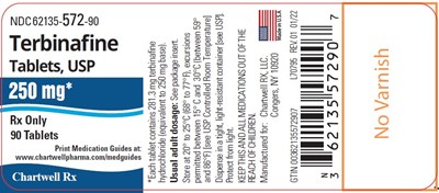 Terbinafine Tablets, Usp 250 mg (NDC 62135-572-90)
