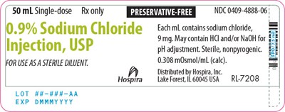 PRINCIPAL DISPLAY PANEL - 3 mL Cartridge Label - sodiumchloride 06