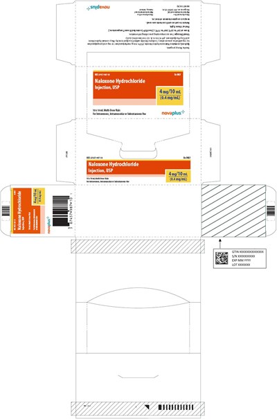 Naloxone Hydrochloride Injection, Usp 4 mg/10 mL Carton Label (Image 01)