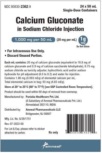 1 (Calcium Gluconate In Sodium Chloride Injection 4)