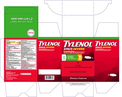 TylenolSinusSevere_25.jpg Package Label - TylenolSinusSevere 25