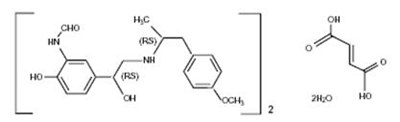 Image of Formoterol Fumarate Dihydrate Chemical Structure - dulera 02