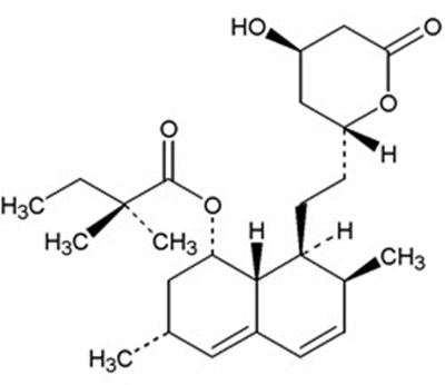 zocor-01.jpg Chemical Structure - zocor 01