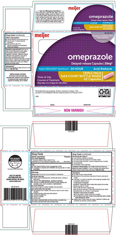 PRINCIPAL DISPLAY PANEL - 20 mg Capsule Bottle Carton - omeprazole 01