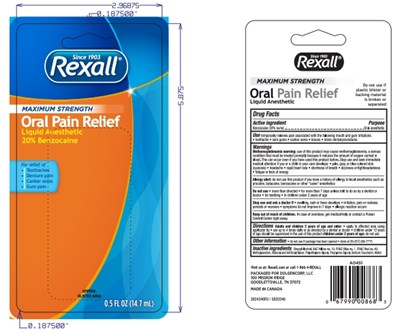 Card R3 - DG ORAL PAIN LIQUID CARD 2824346R3 001