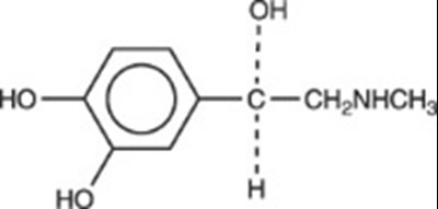 Structural Formula Epinephrine (Bupivacaine 03)