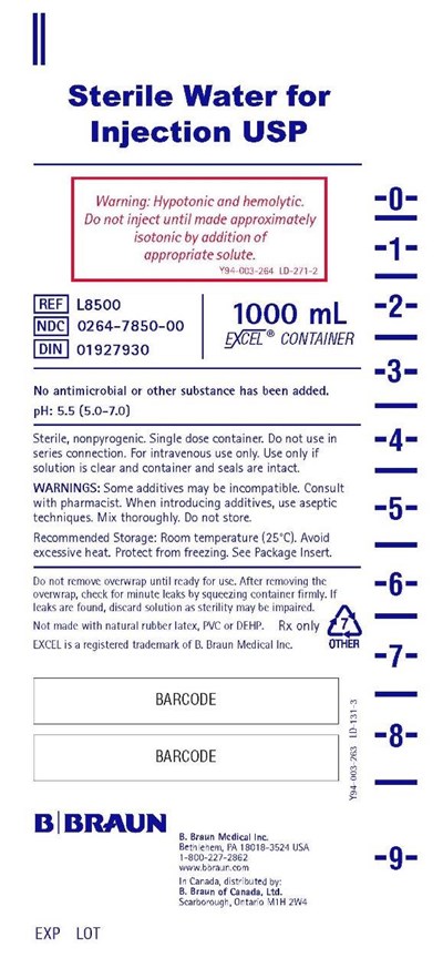 sterile-water-for-injection-usp-in-excel-2.jpg 1000 mL container label L8500 - sterile water for injection usp in excel 2