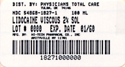 Image Of Package Label (1827)