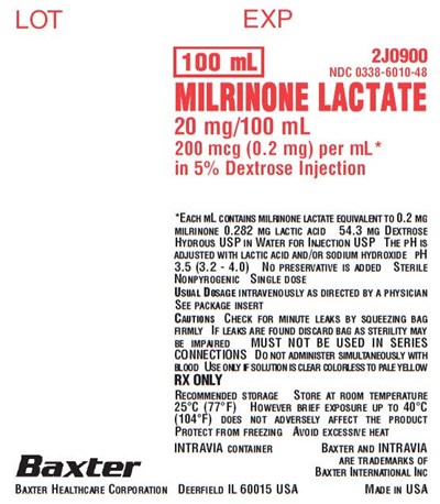 Milrinone Lactate Representative Container Label  Ndc 0338-6010-48 (Image 04)