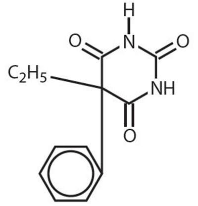 phenobarbital.jpg Structure - phenobarbital