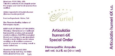 Articulatiohumeri6soampules