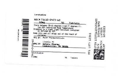 Bottle Label 10 mg (71610 0423 60)