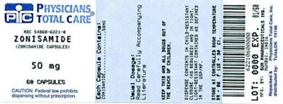 Image Of 50 mg Package Label (6221)