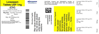 Lorazepam Tablets Usp 1mg Civ Apl (Lorazepam Fig2)