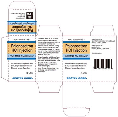Carton Label Ndc 60505-6193-1 (Palonosetron 6)
