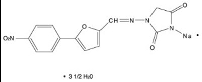 Chemical Structure - dantrolene sodium capsules 1