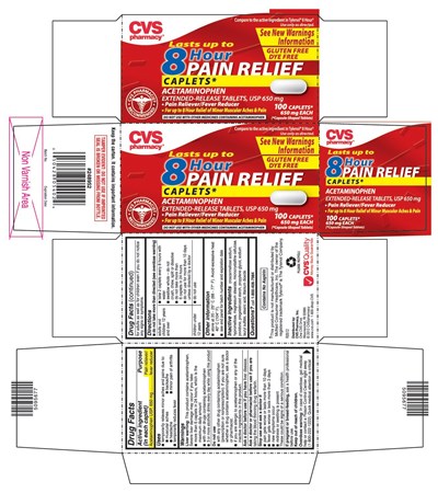 100's Bottle Carton Label (Apap8hr)