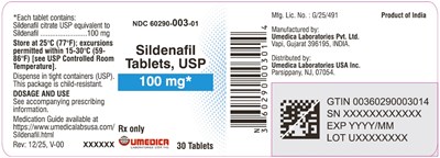 Image Description (Sildenafil Citrate 100 mg 30s)