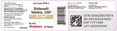 Image Description (Sildenafil Citrate 25 mg 30s)