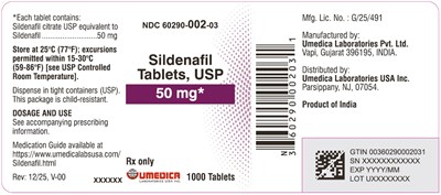 Image Description (Sildenafil Citrate 50 mg 1000s)